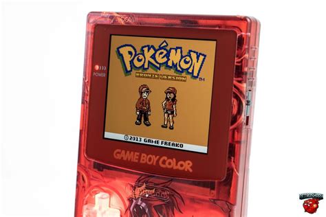 Gameboy Color Ips Pokémon Entei Edition With Led Buttons Acheter Sur