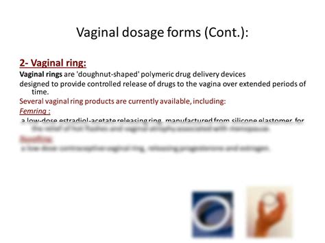 Solution Vaginal Dosage Forms Studypool