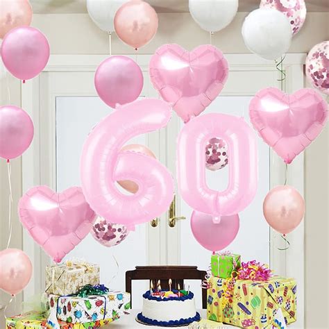 Buy Sweet 60th Birthday Balloon 60th Birthday Decorations Happy 60th Birthday Party Supplies