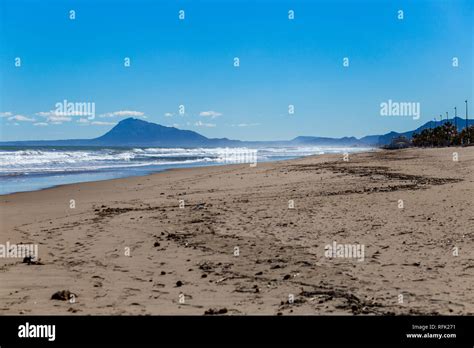 The beach near Oliva, Valencia province, Spain Stock Photo - Alamy