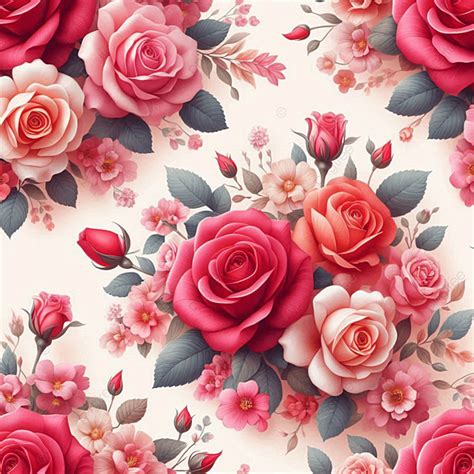 Red And Pink Rose Flower Background Flower Pink Rose Red Rose