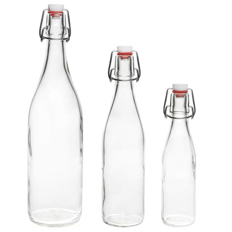 Buy Casavetro 1000ml Glass Bottles With Swing Top Lids 6 Pcs Reusable Flip Top Airtight Preserve