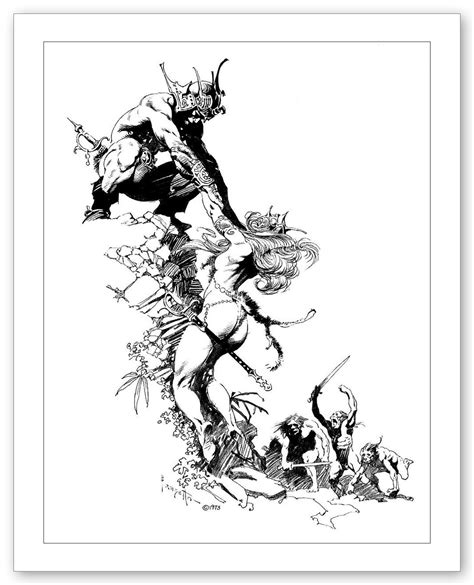 The Rescue Prints By Frank Frazetta Frazettagirls Frazetta