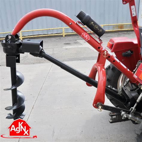 Agknx Model 400 Compact 3 Point Post Hole Digger For Sub Compact Comp