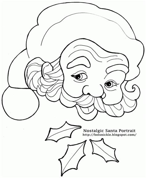 Free Santa Claus Face Template, Download Free Santa Claus Face Template ...