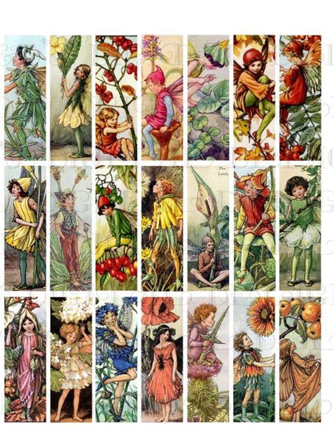 Flower Fairies Mary Cecily Barker Vintage Illustration Digital