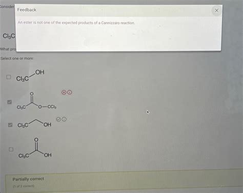 Solved Consider The Cannizzaro Reaction Of A Base With The