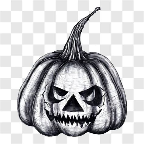 Download Angry Face Pumpkin Drawing for Halloween Decorations PNG ...