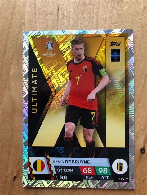 Topps Match Attax Euro 2024 Kevin De Bruyne Karte Ultimate Kaufen Auf