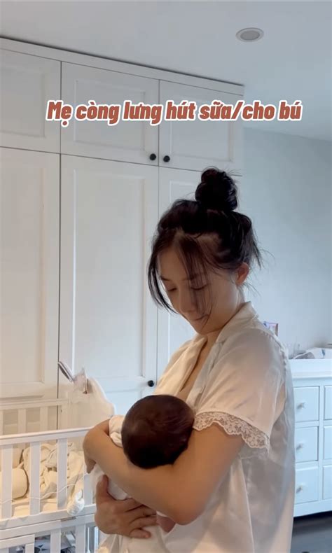 Hot girl Hà thành lấy thiếu gia tập đoàn lớn làm mẹ bỉm đầu bù tóc rối vẫn không hết đẹp khi