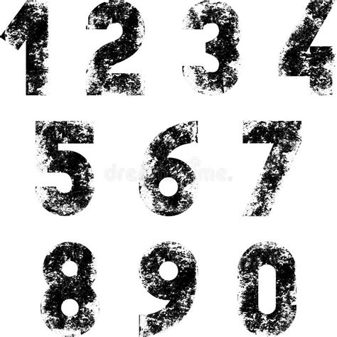 Grunge Font stock vector. Illustration of vector, font - 45459229