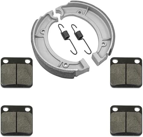 Amazon Caltric Front Brake Pads And Rear Brake Shoes Compatible