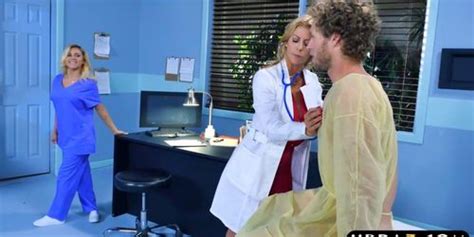 Teen Nurse And MILF Doctor Threesome With Male Patient Alexis Fawx
