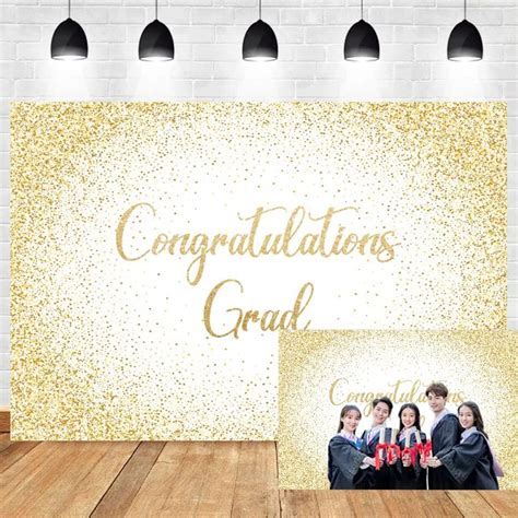 Amazon OERJU Graduation Round Backdrop Cover Congrats Grad Round