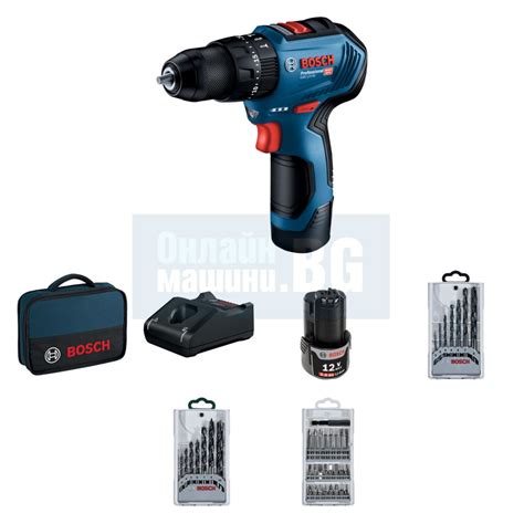 Акумулаторен ударен винтоверт BOSCH GSB 12V-30 - Цена - Продажба