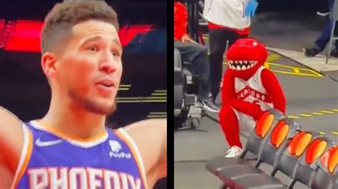 Devin Booker Crying Over Mascot Distraction 😭 Youtube