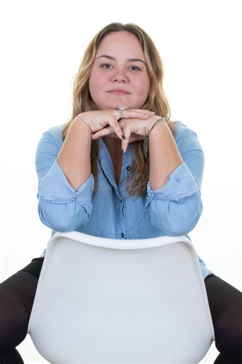 Cute Chubby Blonde Woman Long Hair Stock Photos Free Royalty Free Stock Photos From