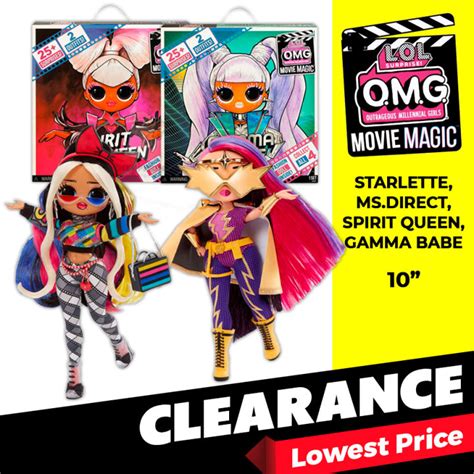 Original LOL Surprise OMG Movie Magic Starlette Ms Direct Spirit Queen Gamma Babe Fashion Doll