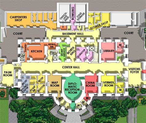 East Wing White House Floor Plan - floorplans.click