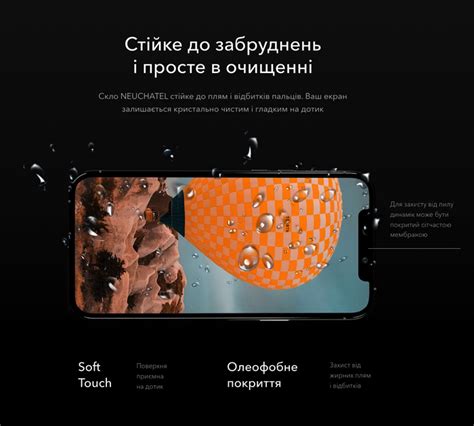 Защитное стекло NEUCHATEL Corning Gorilla Glass для iPhone 14 Pro Max ...