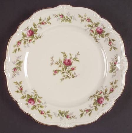 Rosenthal Continental Antoinette Pompadour Shape Plates Rose