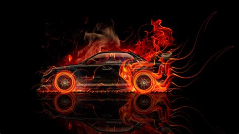 Картинки tony kokhan subaru impreza wrx sti jdm fire car