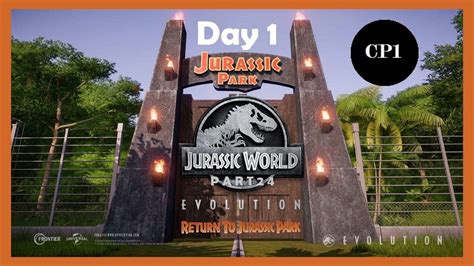 Let S Play Jurassic World Evolution Part Return To Jurassic