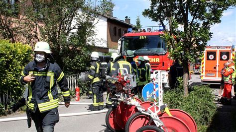 Fürstenfeldbruck Alarm Feuerwehr rückt zu Kellerbrand aus