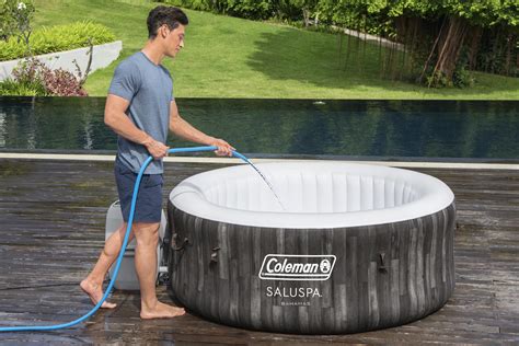 Coleman X Bahamas AirJet Spa Outdoor Inflatable Hot Tub
