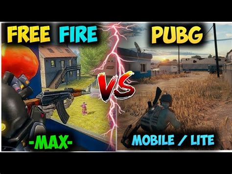 Pubg Mobile Lite Vs Free Fire Max Which Game Is Better For Battle Royale Lovers In 2021