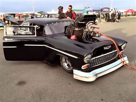 55 Chevy Pro Mod Drag Racing Cars Drag Cars Nitro Cars