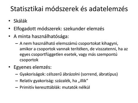 Alkalmazott statisztikai alapok ppt letölteni