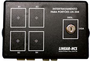 MODULO INTERTRAVAMENTO PARA PORTÕES LN 308 LINEAR HCS Viver Segurança