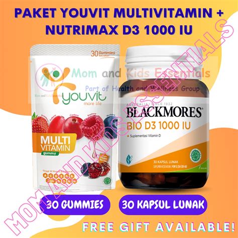 Jual Paket Imun Dewasa Blackmores Bio D Iu Kapsul Lunak Dan