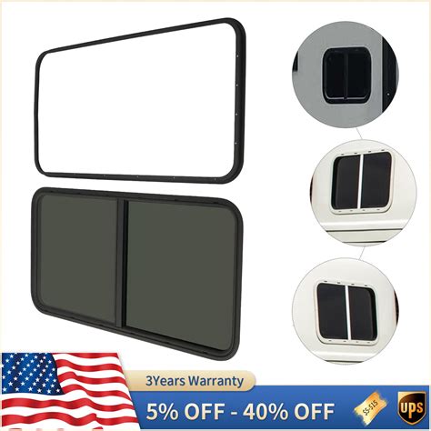 RV Window Horizontal Sliding Windows Multiple Wall Thicknesses