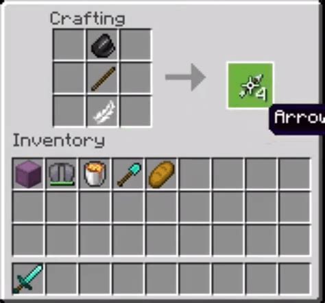 How To Make Arrows In Minecraft Quick Tutorial