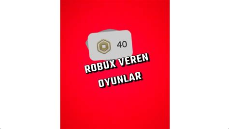 Robux Veren Oyun YouTube