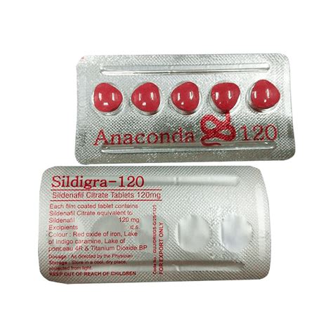 Sildigra 120 Sildenafil Citrate Anaconda Tablets Best Price Usa