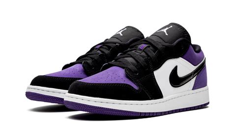 Air Jordan 1 Low GS Court Purple 553560 125