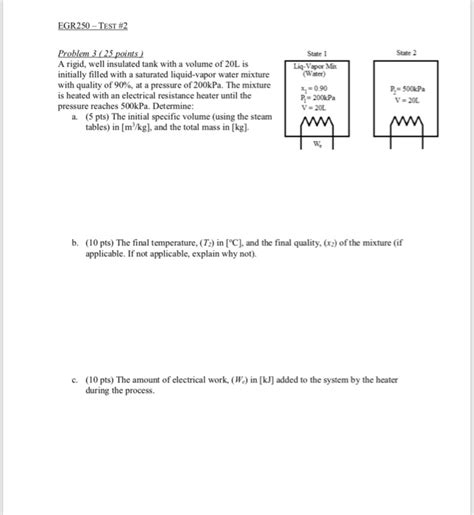 Solved State State A Rigid Well Insulated Tank With A Chegg