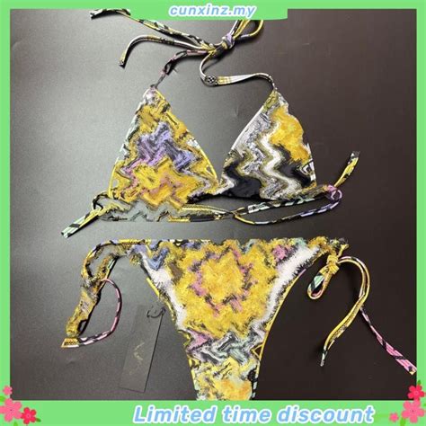 Versace Swimsuit Women S Bikini Three Point Beach Resort Hot Spring Two Piece Set With Small