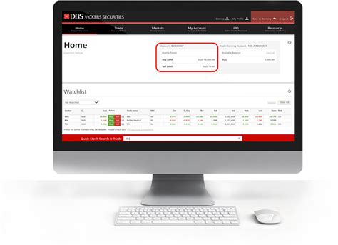 Checking DBS Vickers Trading Limits | DBS Singapore