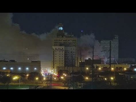 Beaumont Firefighters Are Battling A Two Alarm Fire At Vacant Historic