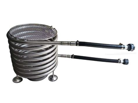 Wood Fired Hot Tub Heater Coil With Wood Burning Holder