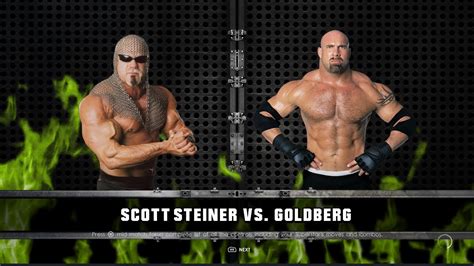 Wwe K Wcw Fall Brawl Scott Steiner Vs Goldberg Youtube