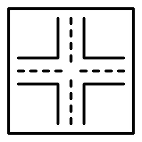 Intersection Icon Vector Art Icons And Graphics For Free Download