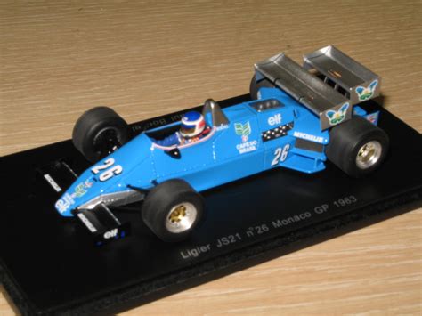 LIGIER JS21 MONACO 1983 BOESEL SPARK 1/43°