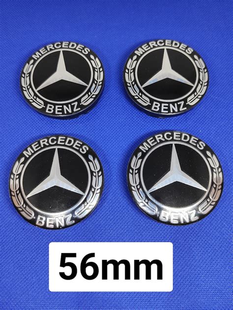 Hub Caps Mercedes Logo Wheel Center Rim Mm Etsy