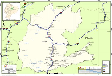 Napo road map 2010 - Full size