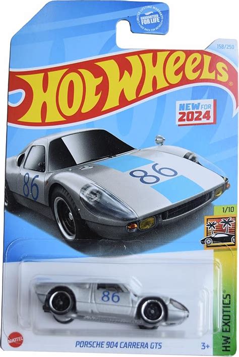 Amazon Hot Wheels Porsche Carrera GTS HW Exptics Silver Toys Games